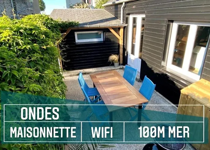 Maisonnette,100M Mer, Proche St Malo/Cancale, Wifi