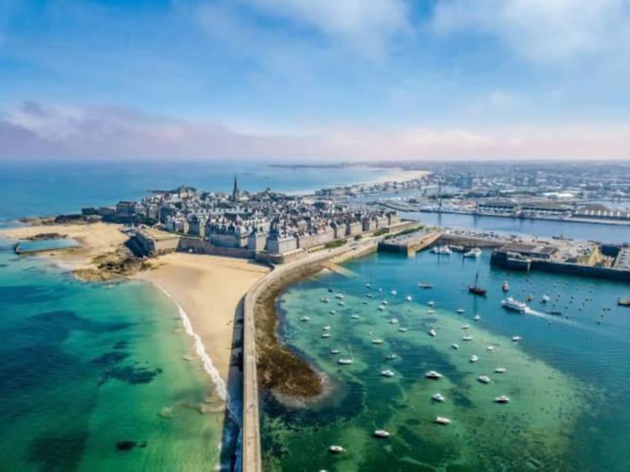 Maisonnette,100m Mer, Proche St Malo/cancale, Wifi *